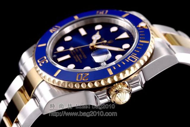 勞力士手錶 Rolex2019新年最強神作 SUB潛航者116613 間金藍水鬼 Rolex機械男士腕表 勞力士高端男表  hds1639